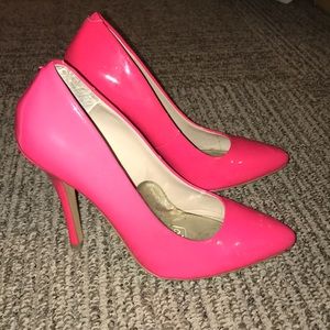 Steve Madden Neon Pink Pumps